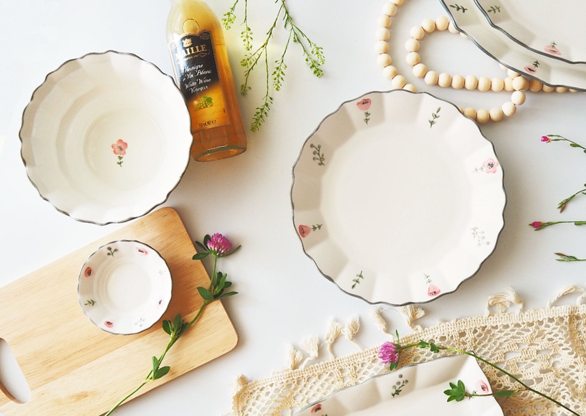 Philippe Des houlieres リモージュ焼き絵皿　4枚セット Philippe Des houlieres リモージュ焼き絵皿 4枚セット 飾り皿