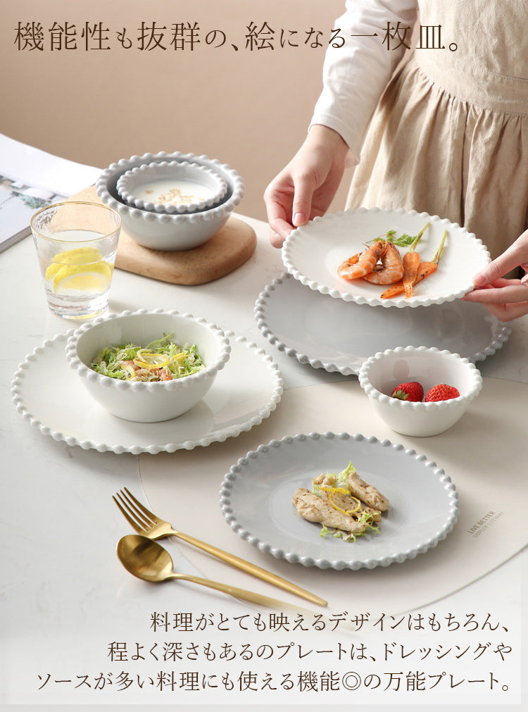 おしゃれな白い大皿はピルラがおすすめ！┃北欧風食器MAU SAC