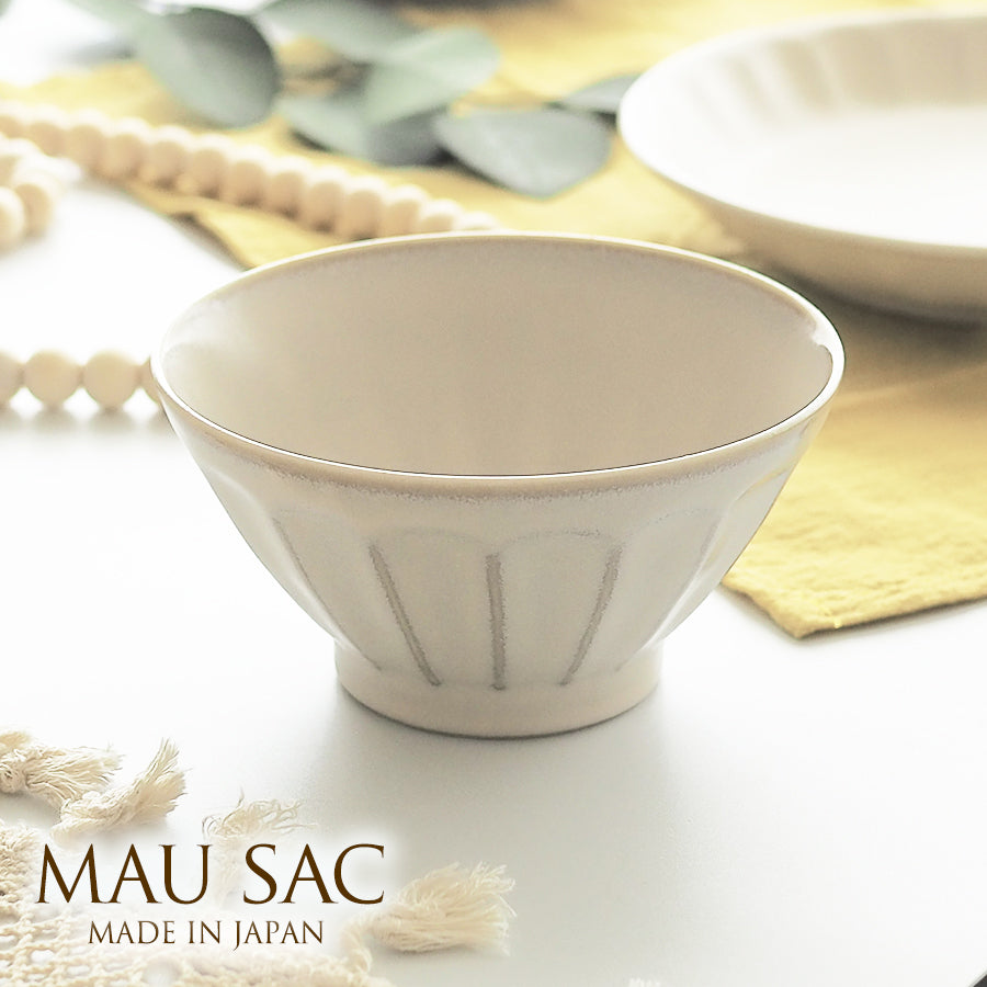 ボヌール お茶わん 18cm 日本製 美濃焼き┃おしゃれ食器 おしゃれお皿