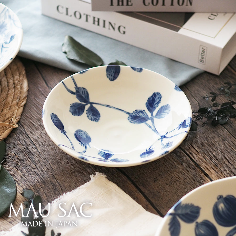 ポーランド食器　2つセット　丼　ラーメン　サラダ　ボウル　など　薔薇　青花 ポーランド食器2つセット丼ラーメンサラダボウルなど薔薇青花