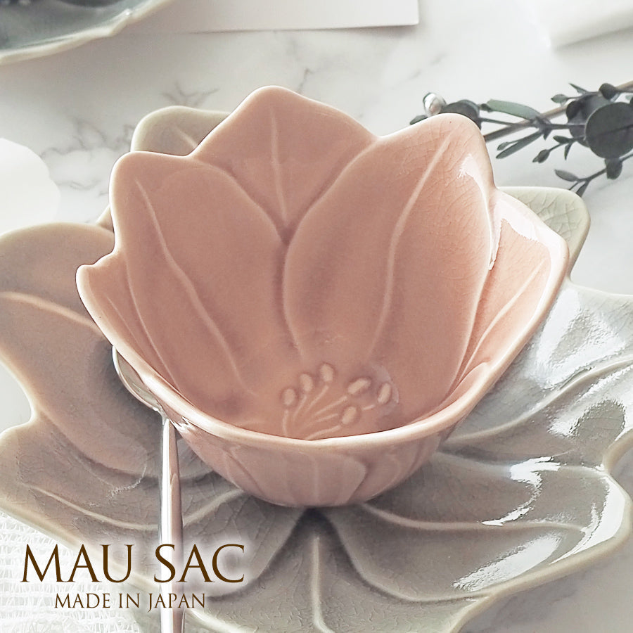 花柄皿 4枚セット 24cm 20cm