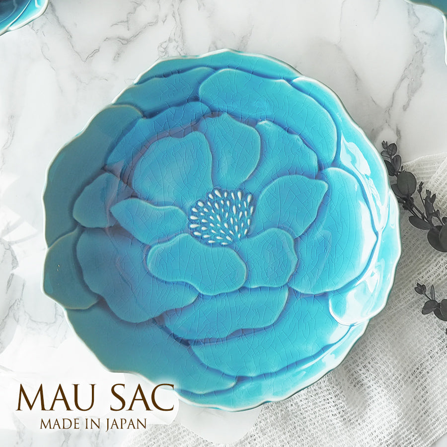 シェルボーテ ペオーニエ 大皿 ロイヤルブルー 22cm┃おしゃれ食器