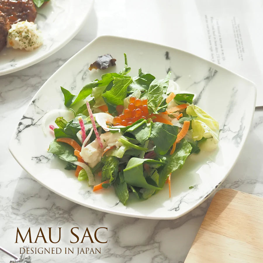 メランジュ スクエア 大皿 24cm┃おしゃれなお皿と食器 MAUSAC メランジュ スクエア 大皿 24cm┃おしゃれなお皿と食器 MAUSAC